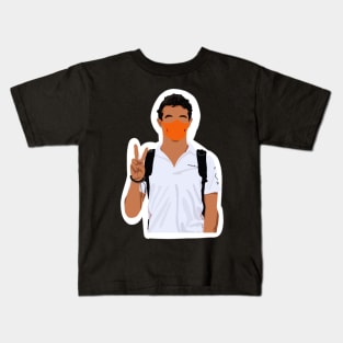 Lando Norris at the 2020 Belgian Grand Prix Kids T-Shirt